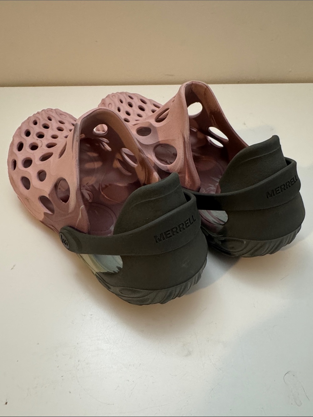 Merrell Women’s Aqua Moc with Black Heel Strap - Picture 3 of 5